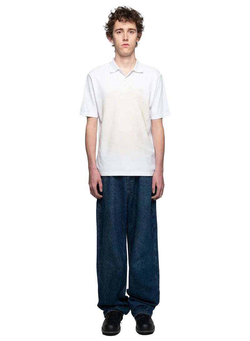 Polo White Faded
