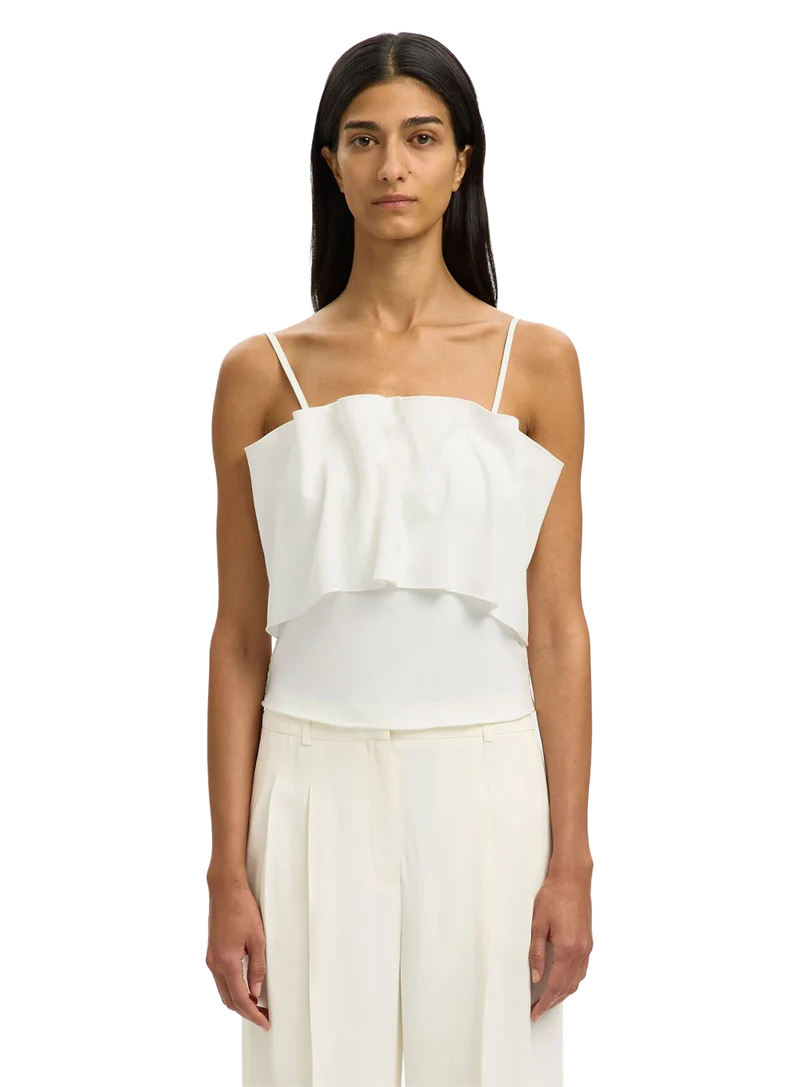 Top Slfvinelle Pleated Bandeau