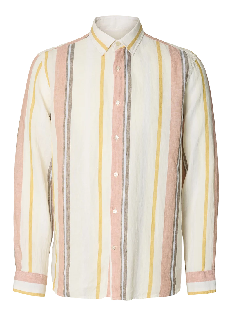 Camisa Slhregkylian Linen Ls
