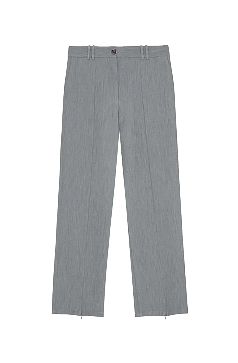 Pantalones Future Melange Twill Suiting Zip