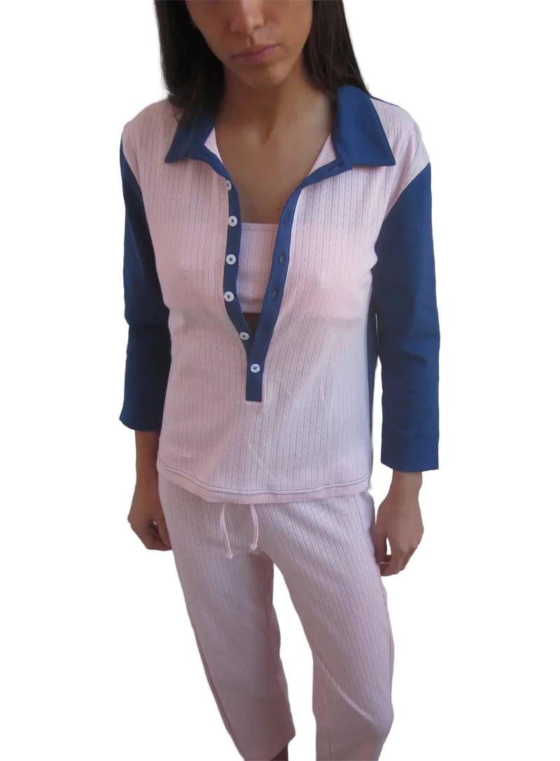 Camisa Camellia Blue