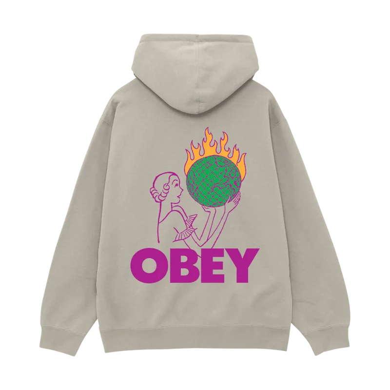 Sudadera Obey World In Flames