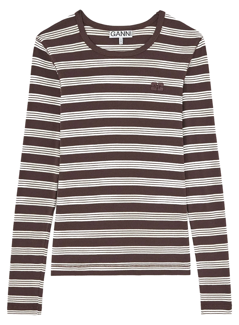 Top Soft Cotton Rib Stripe