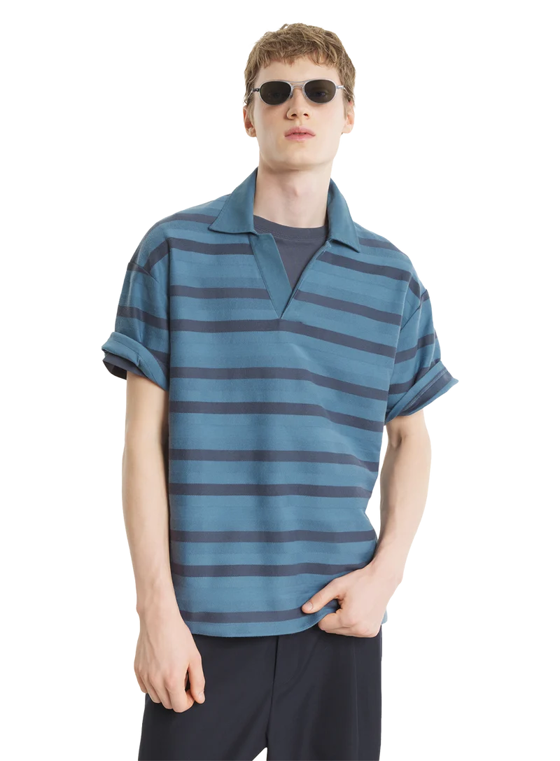 Polo Oversize Striped