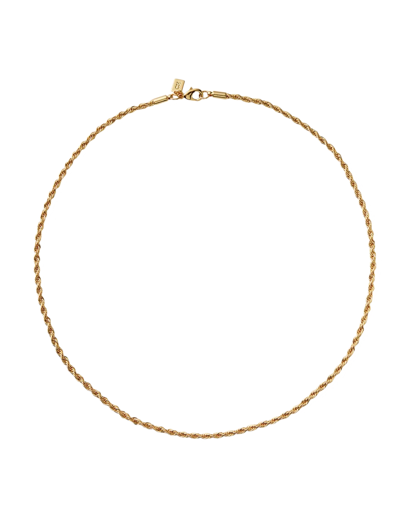 Collar Rope Chain En Oro
