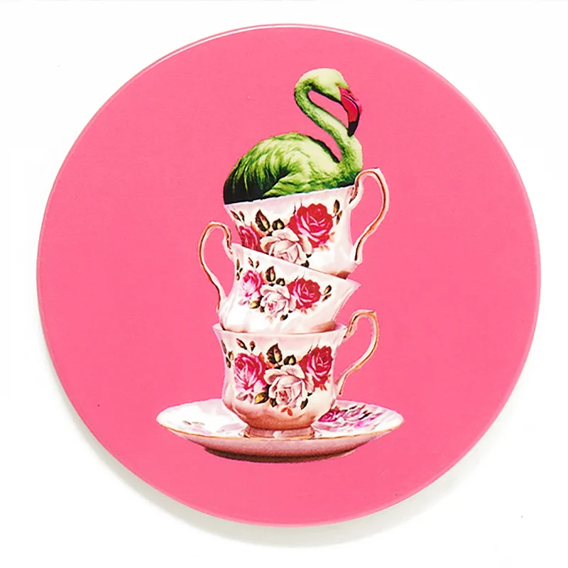 Set De 4 Posavasos Flamingtea