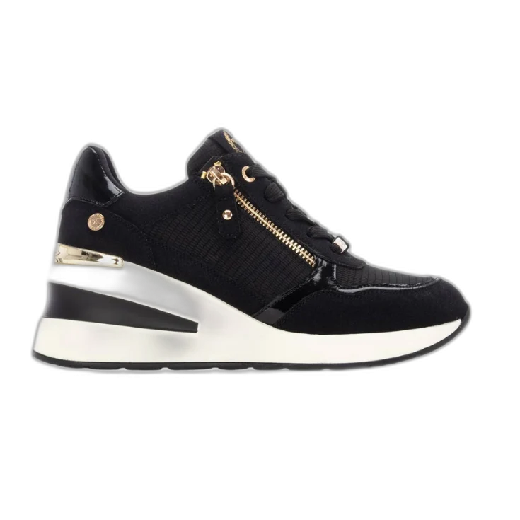 MUJER DEPORTIVA FARELA CUÑA NEGRO XTI