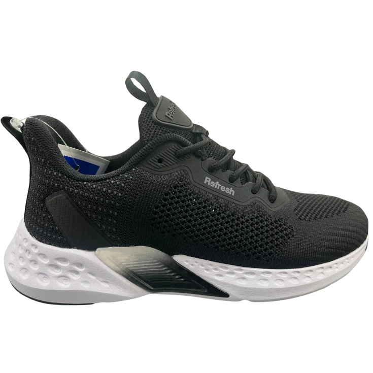 MUJER DEPORTIVA ZAPATO TEXTIL NEGRO