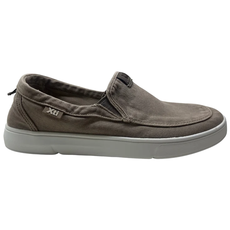 HOMBRE CASUAL ZAPATO CRO TEXTIL TAUPE