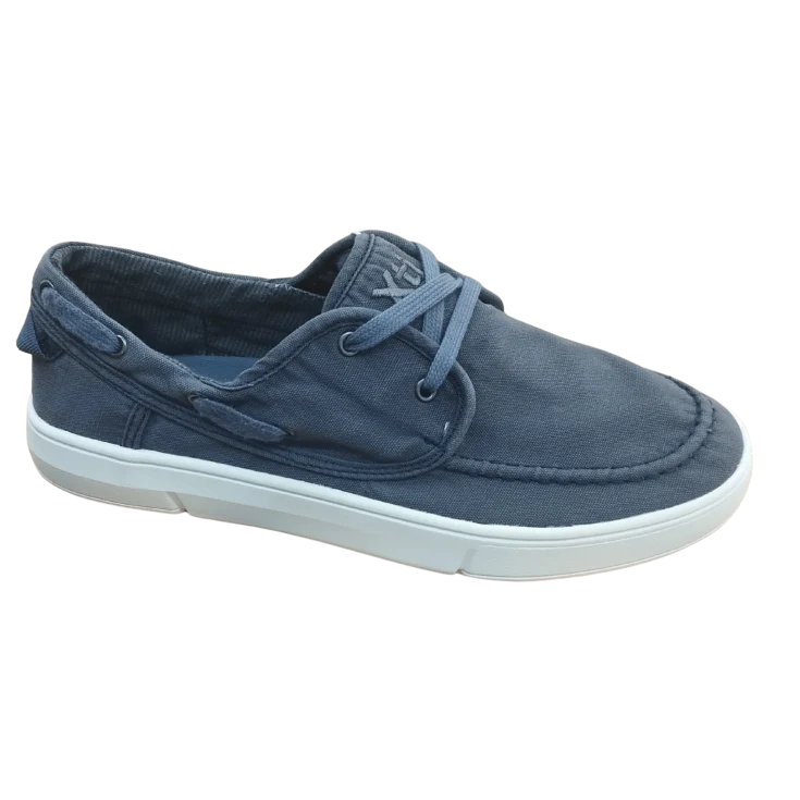 HOMBRE CASUAL ZAPATO CRO TEXTIL NAVY