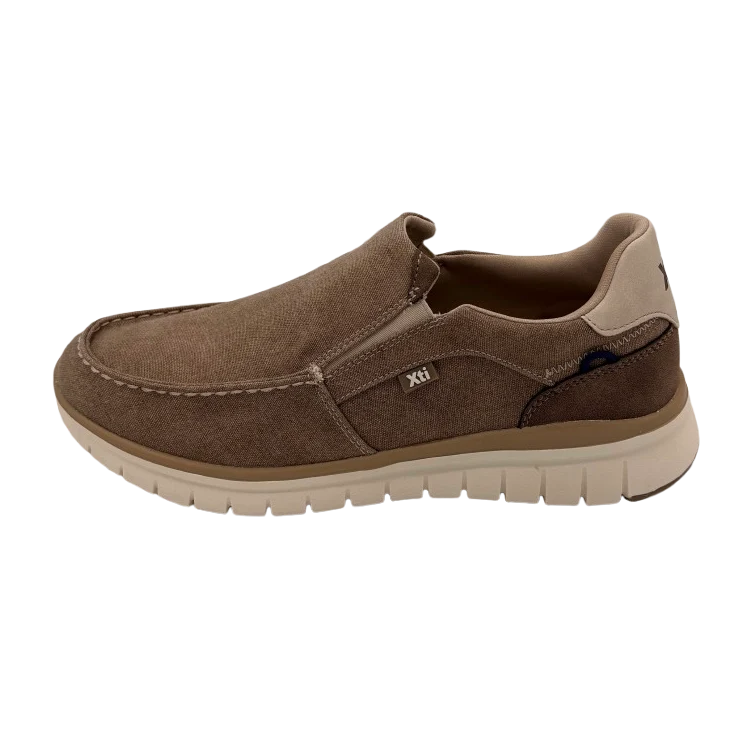HOMBRE CASUAL ZAPATO CRO TEXTIL TAUPE