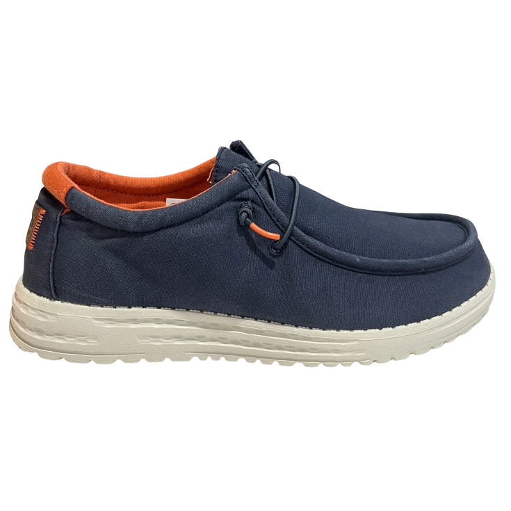 HOMBRE CASUAL ZAPATO CRO LONA NAVY XTI