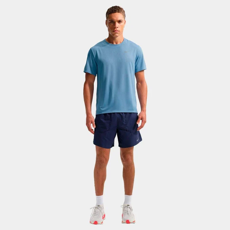 Camiseta Nike Miler De Running DrI-Fit Uv De Manga Corta - Hombre