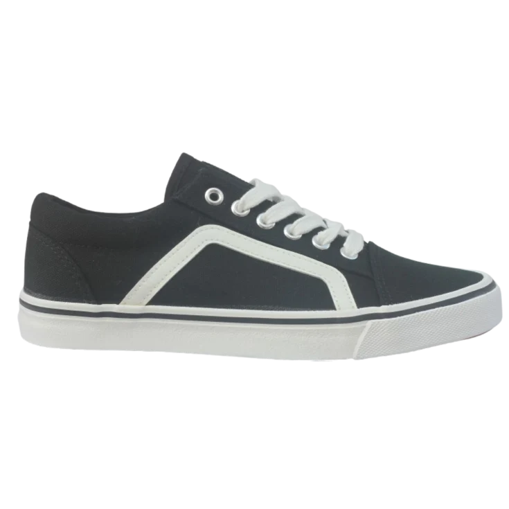 MUJER DEPORTIVA SUEDE NEGRO LONA