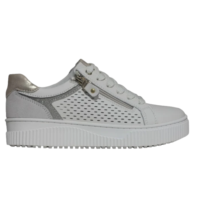 MUJER DEPORTIVA PIEL GRETA BEIGE