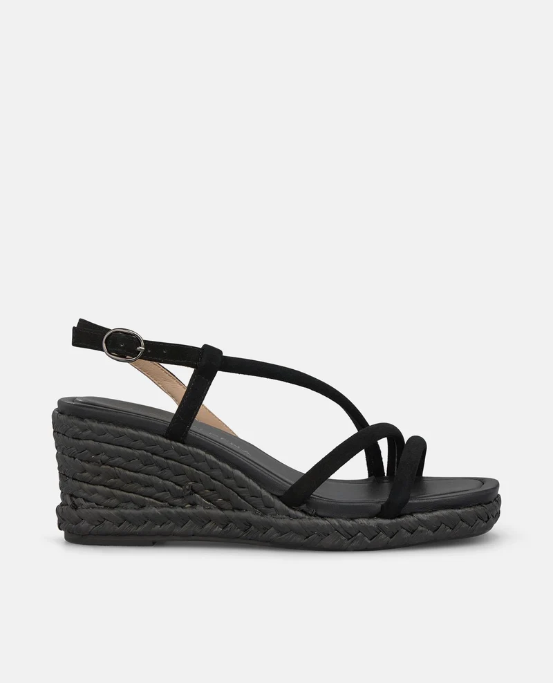 SANDALIA CUÑA TUBULAR