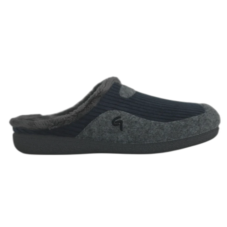 HOMBRE ZAPATILLAS DE ESTAR POR CASA FARM MARINO-GRIS