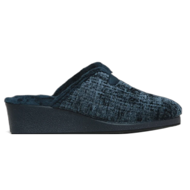 MUJER ZAPATILLAS DE ESTAR POR CASA BALMES (ZCO.CHAPA-SIN BANDA) MARINO