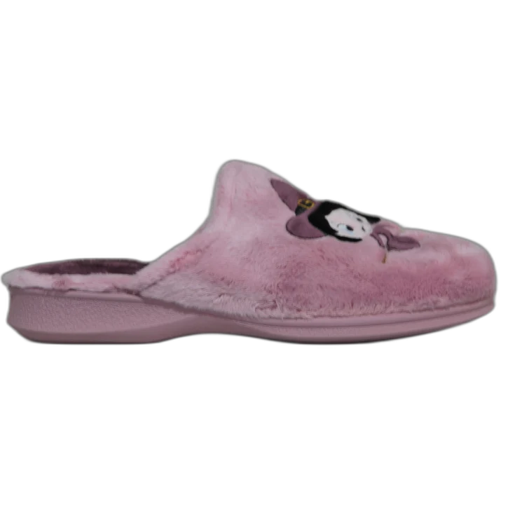 MUJER ZAPATILLAS DE ESTAR POR CASA MONTLIS (B. BRUJA / FRASE) MALVA-MOR