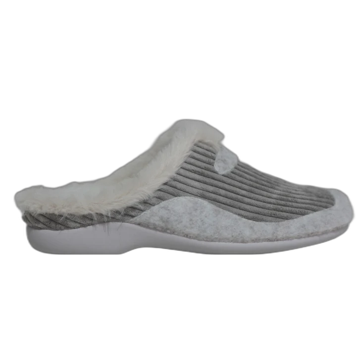 MUJER ZAPATILLAS DE ESTAR POR CASA FARM (ZCO.CHAPA-BANDA) TAUPE-ARENA