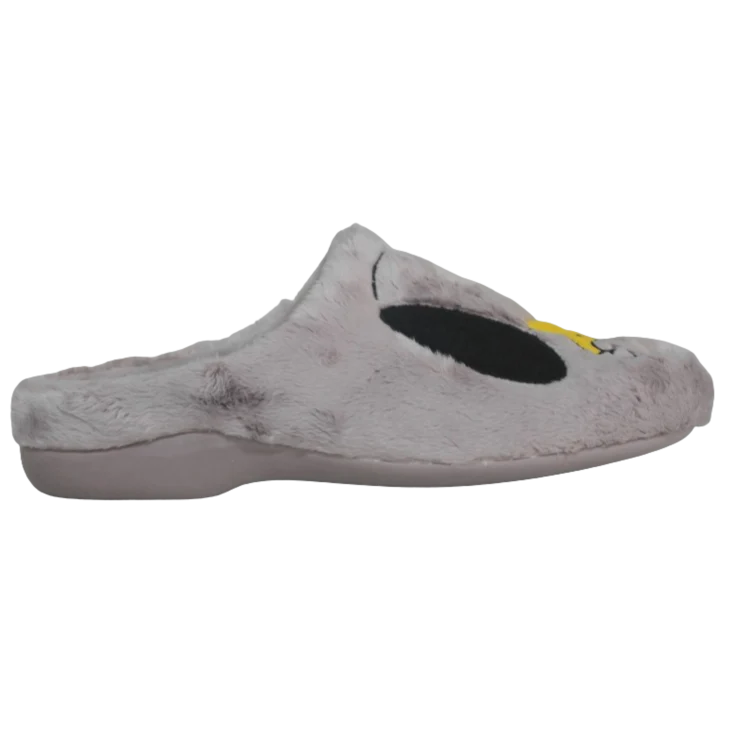 MUJER ZAPATILLAS DE ESTAR POR CASA MONTLIS (B. PERRO / FRASE-I23) ROSA