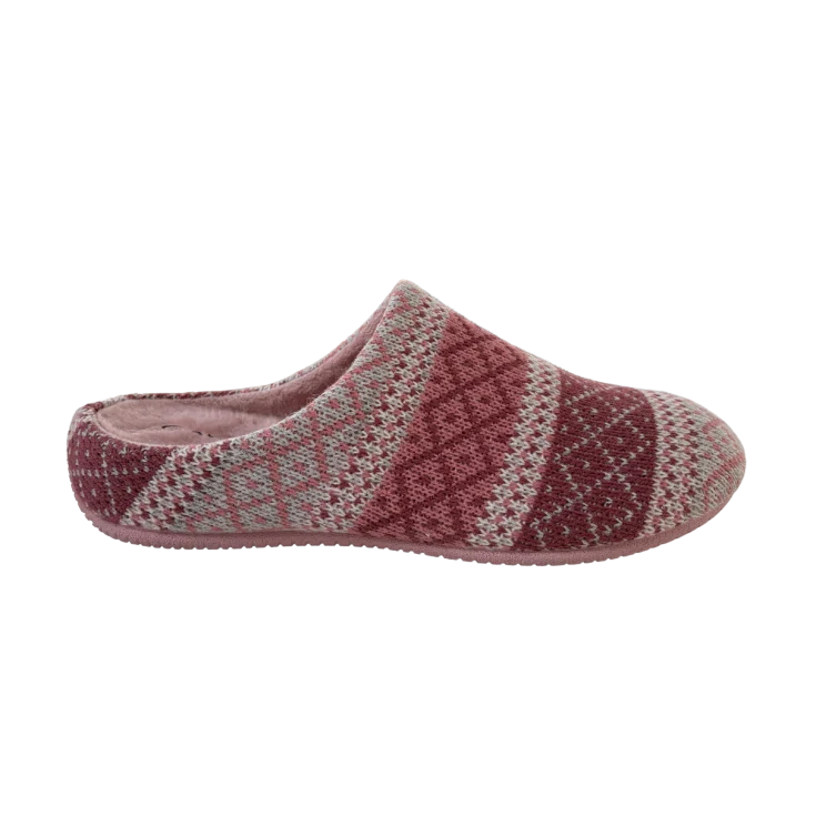 MUJER ZAPATILLAS DE ESTAR POR CASA LANA DELIRIO (ZUECO INVERTIDO) MALVA