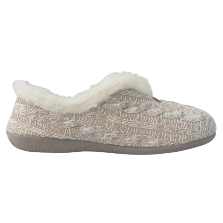 MUJER ZAPATILLAS DE ESTAR POR CASA 24306 IRACHE BEIG