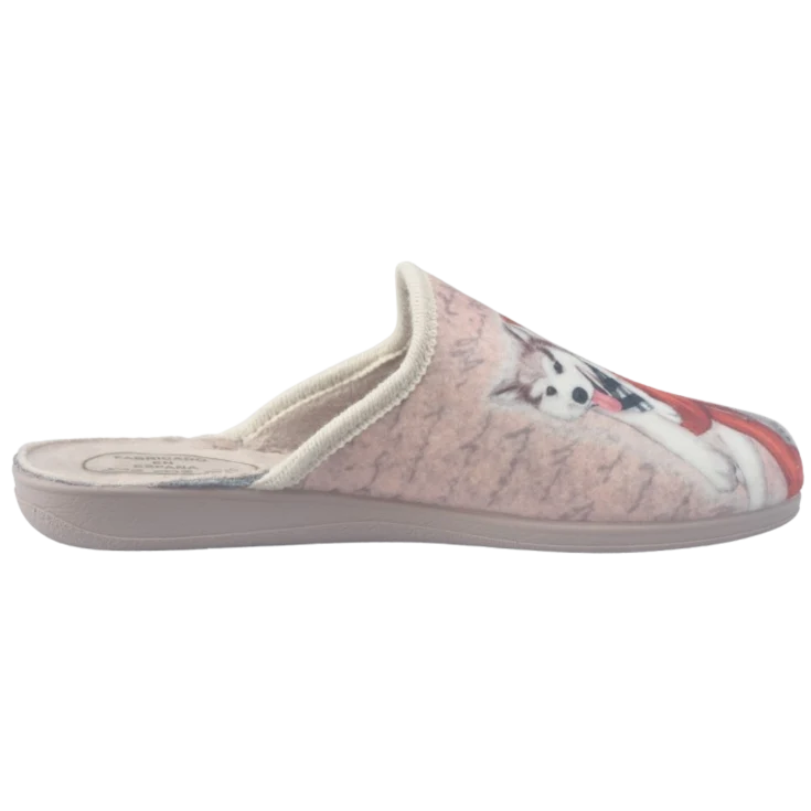 MUJER ZAPATILLAS DE ESTAR POR CASA 24501F3 SUAPEL CRUDO