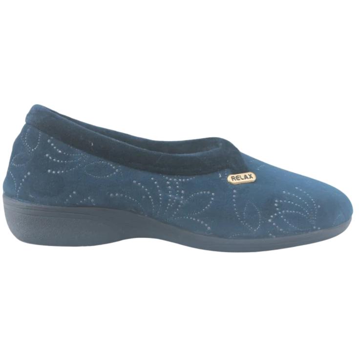 MUJER ZAPATILLAS DE ESTAR POR CASA 241003 AMAPOLA MARINO