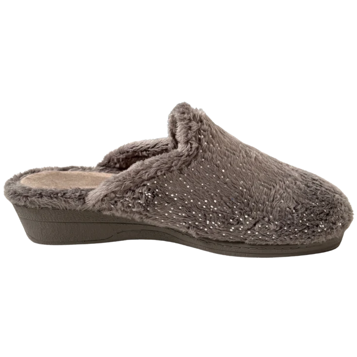 MUJER ZAPATILLAS DE ESTAR POR CASA CALMA GRIS
