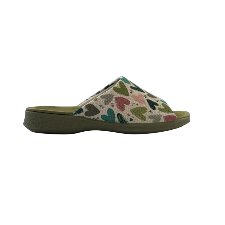 MUJER ZAPATILLAS DE ESTAR POR CASA COR.VALENTINA KAKI