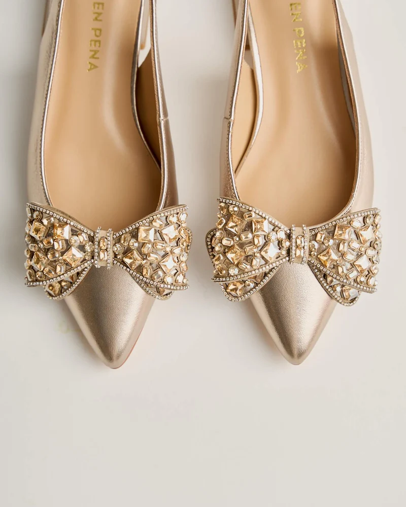 ZAPATO PLANO CON LAZO