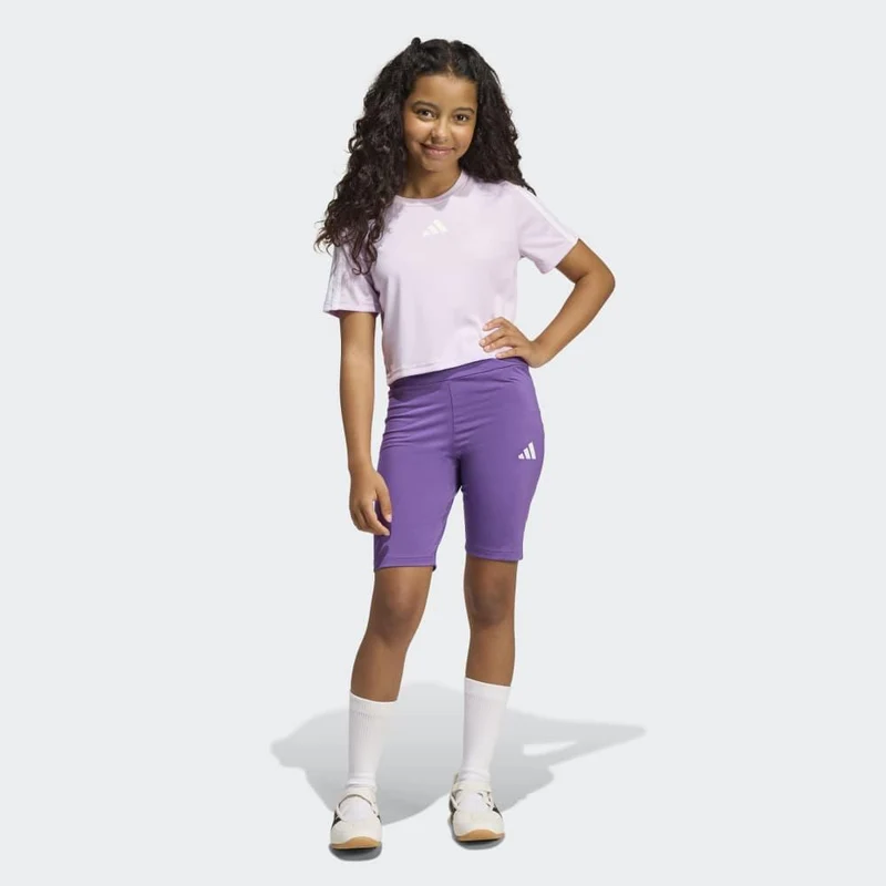 adidas Conjunto Camiseta Y Mallas Train Essentials 3 Bandas (adolescentes)