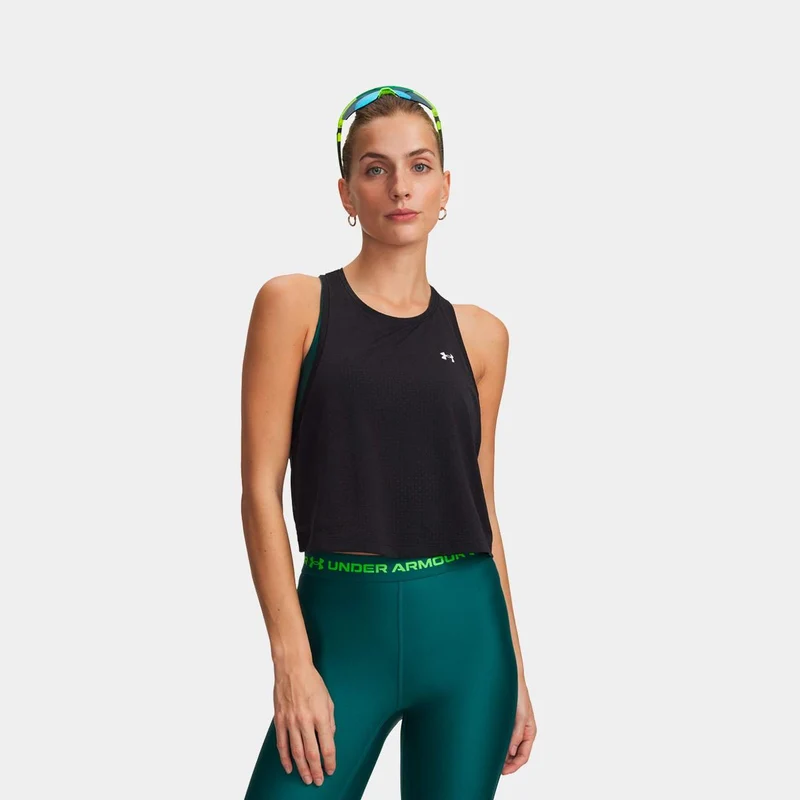 Camiseta Crop De Tirantes Ua Tech™ Sport Mesh Para Mujer