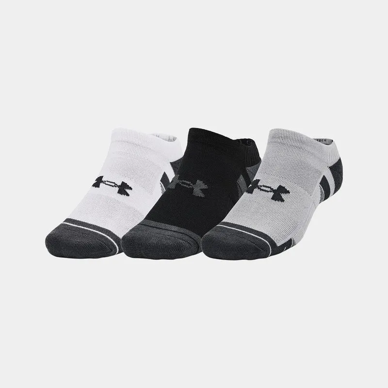 Calcetines Ua Performance Tech No Show Unisex (pack De 3)
