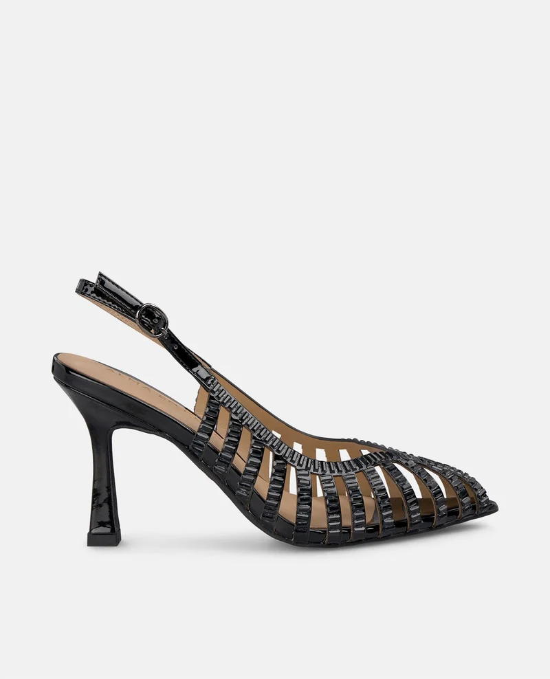ZAPATO TACÓN EFECTO CRISTAL
