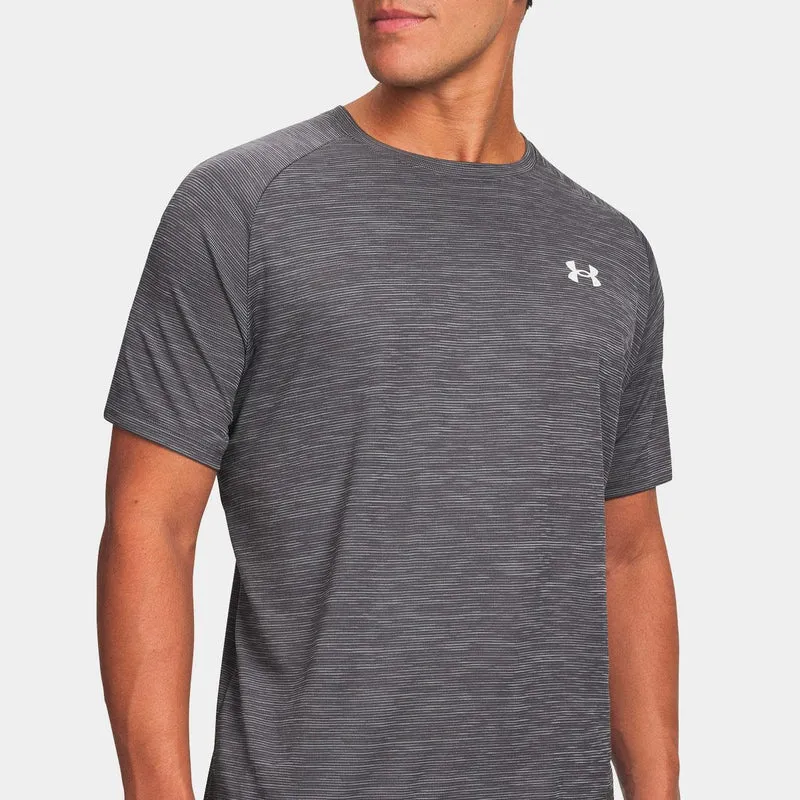 Camiseta De Manga Corta Ua Tech™ Textured Para Hombre