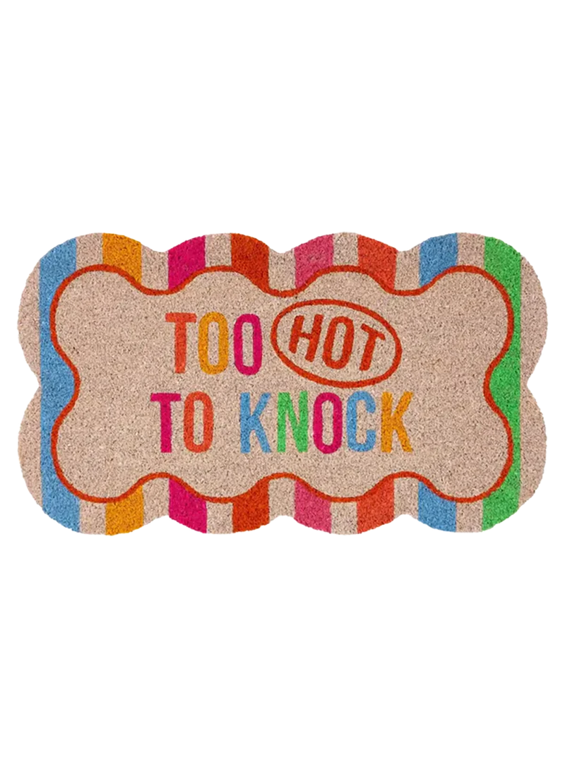 Felpudo "too Hot To Knock"