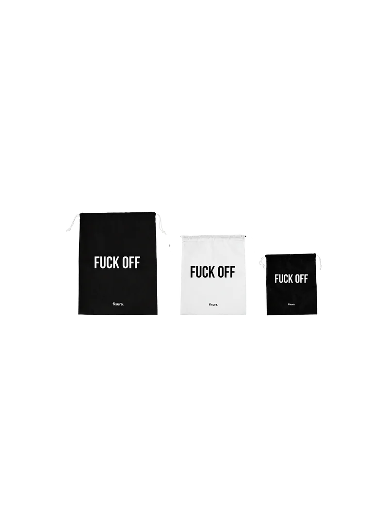 Bolsas De Viaje "fuck Off" Pack De 3