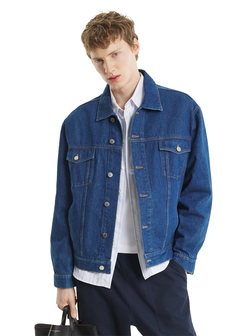 Cazadora Denim Trucker