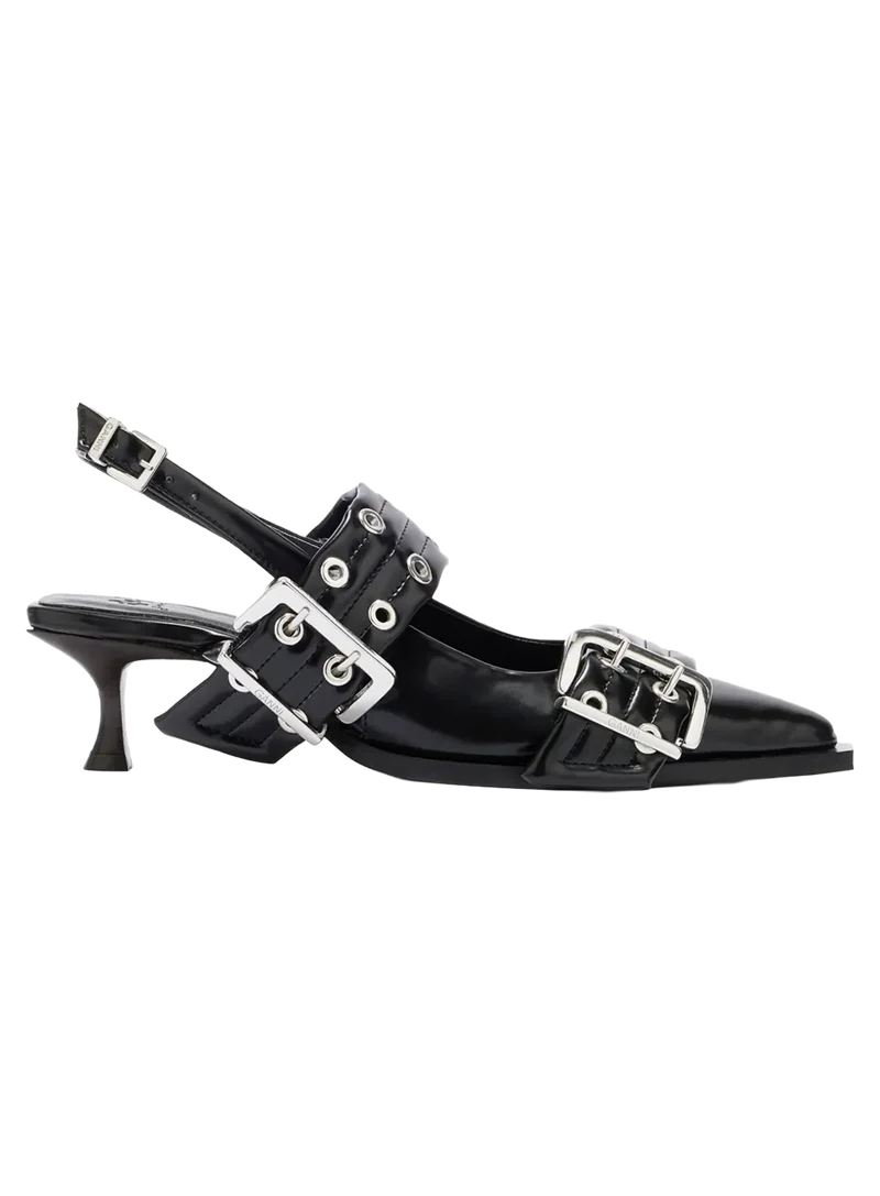 Sandalias De Tacón Feminine Buckle Box Oleatex