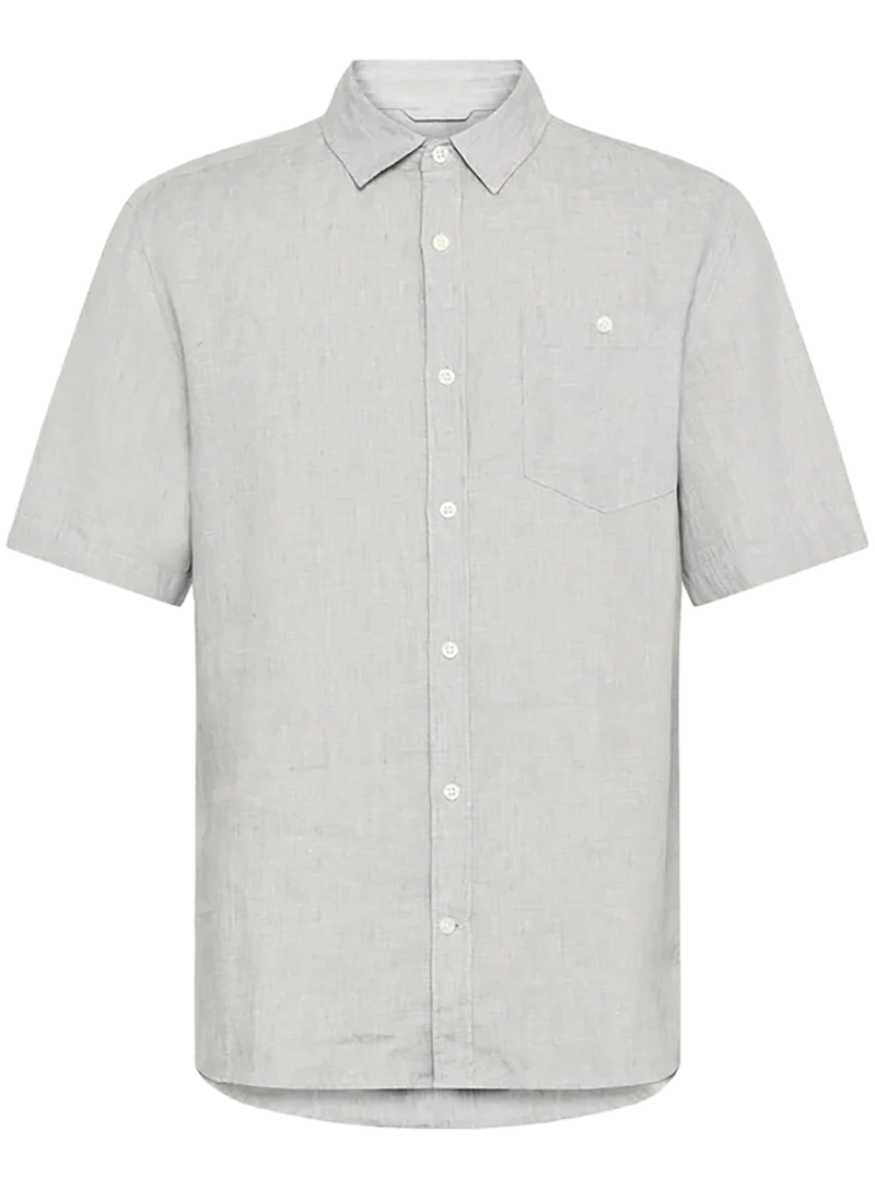 Camisa Regular Linen Short Sleeve