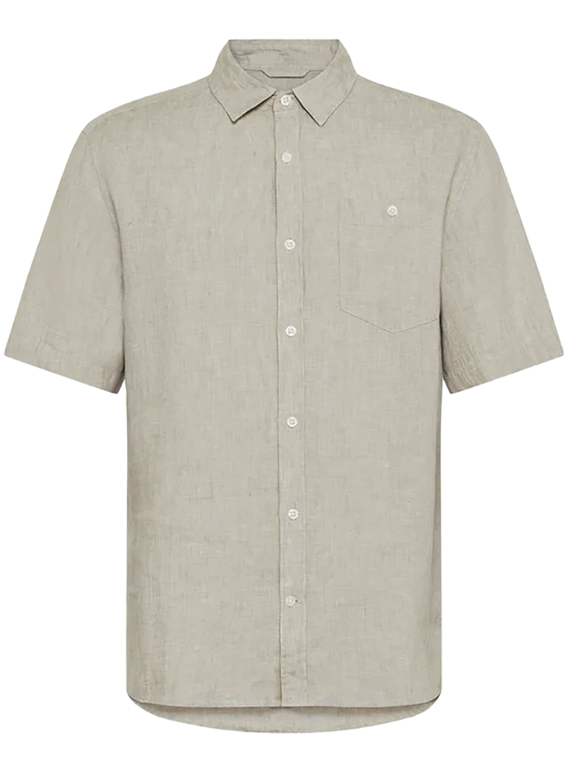 Camisa Regular Linen Short Sleeve