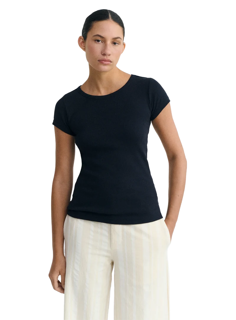 Camiseta Slim Azul Mirna-r