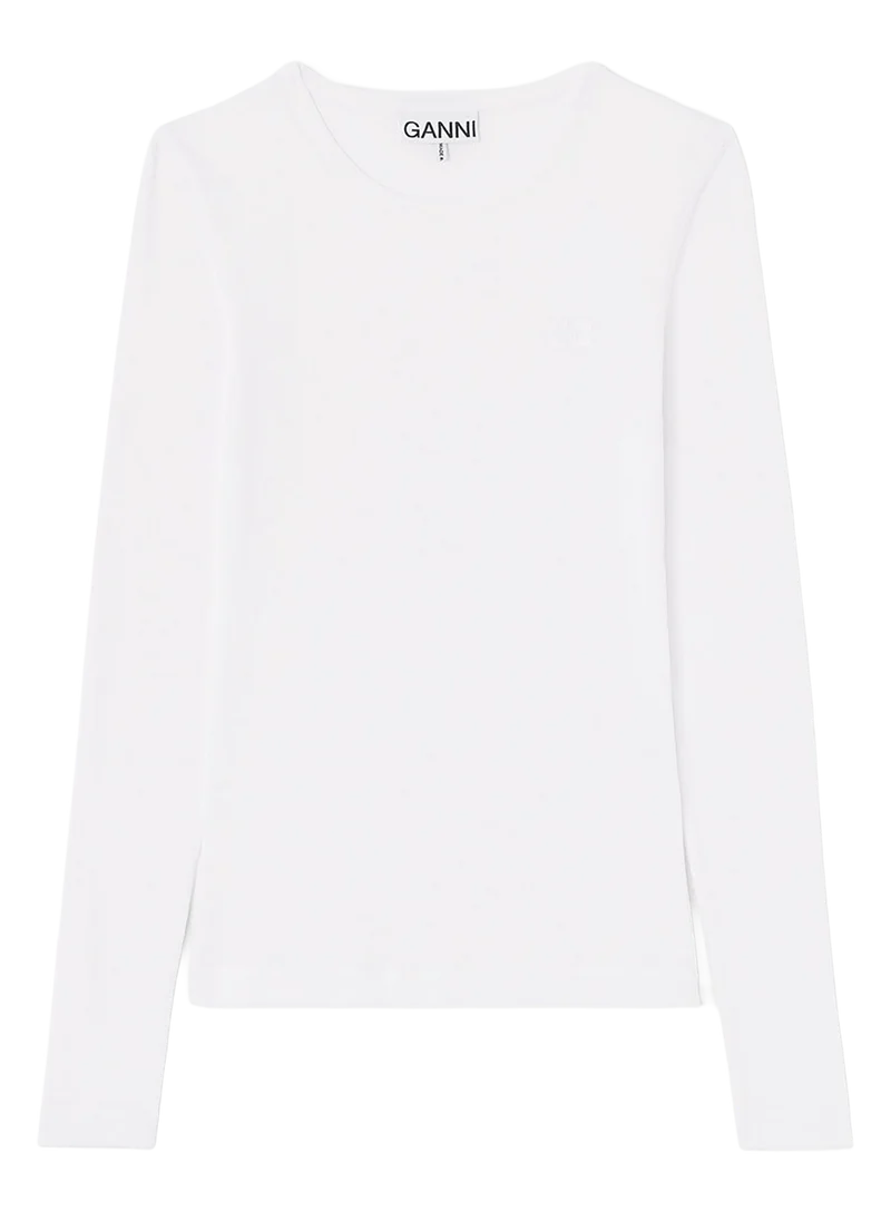 Camiseta Rib De Manga Larga