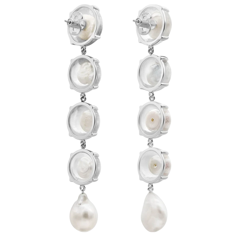 Pendientes Naked Pearls Encapsulated