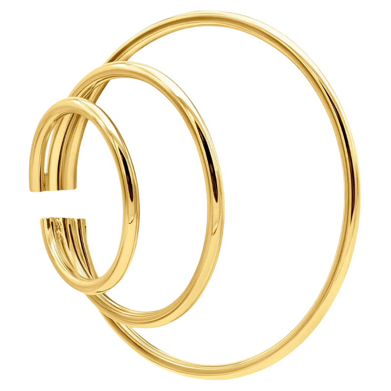 Ear Cuff Triple Hoop