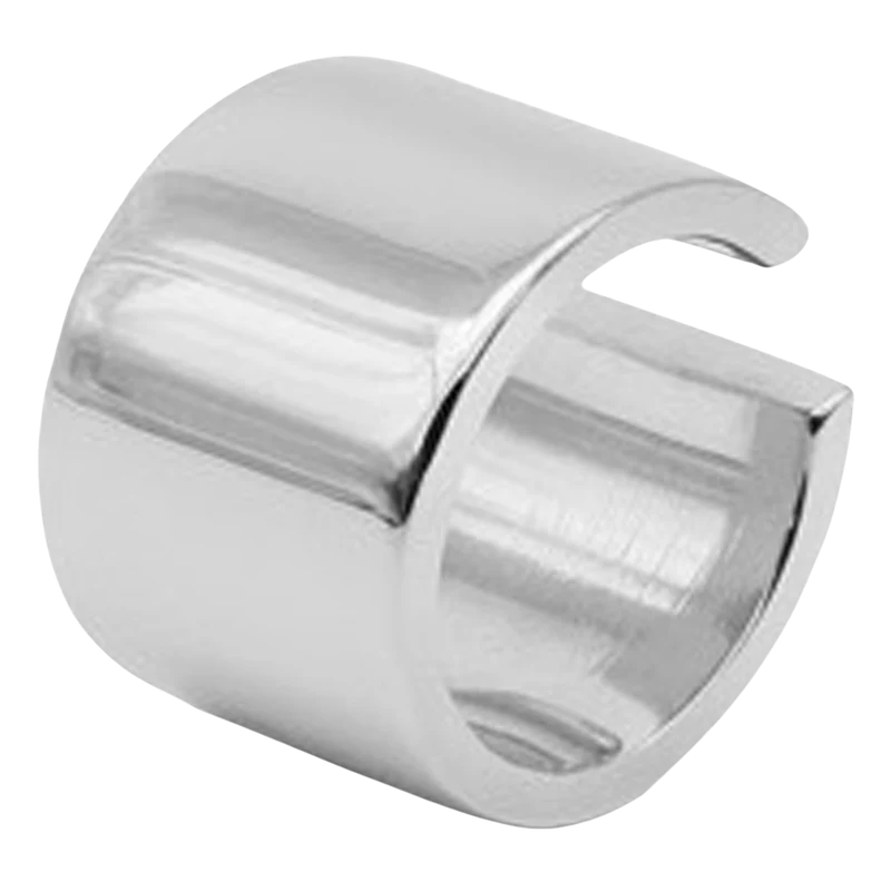 Ear Cuff Sterling Silver Flat Wide