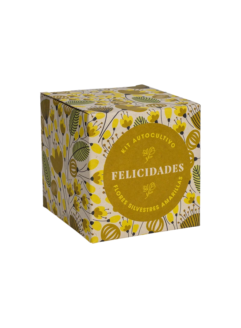 Kit Autocultivo Díselo Con Flores (felicidades)