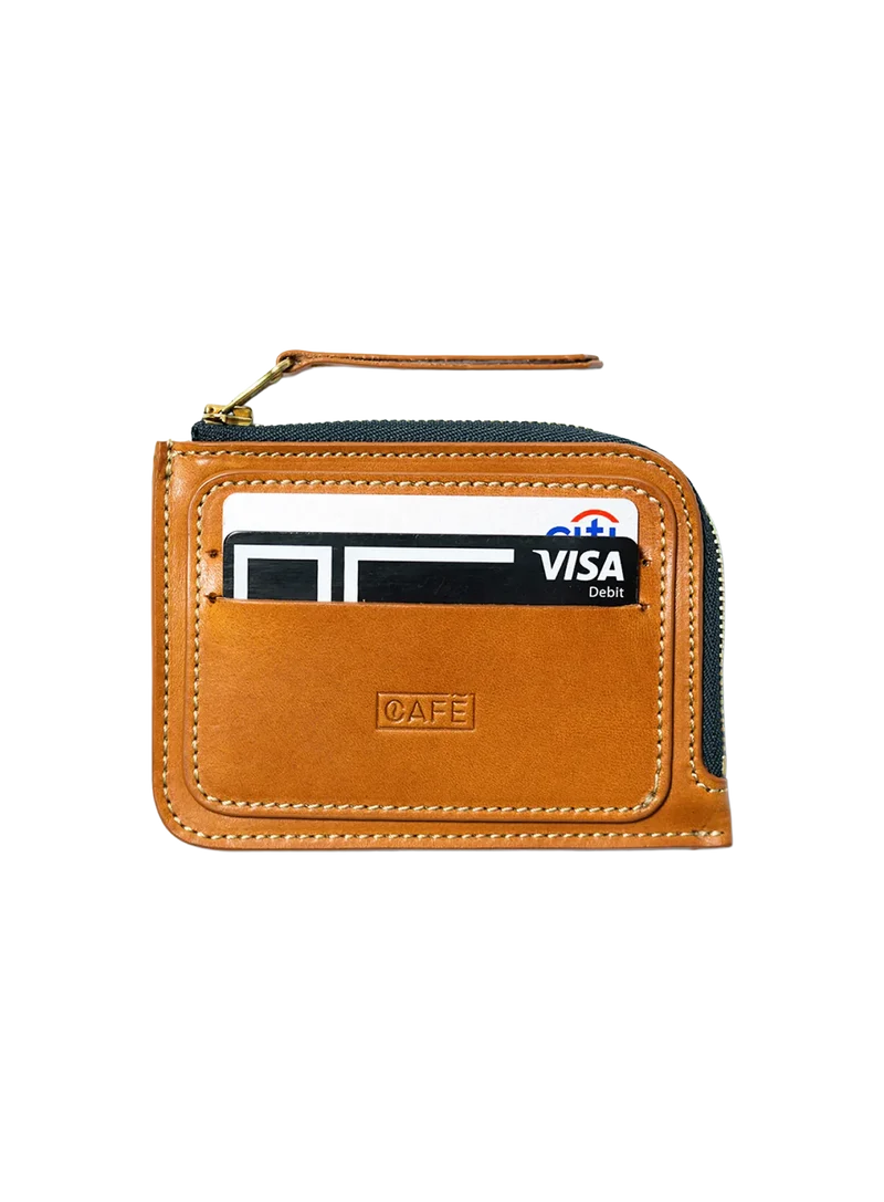 Cartera De Cuero Zip #2